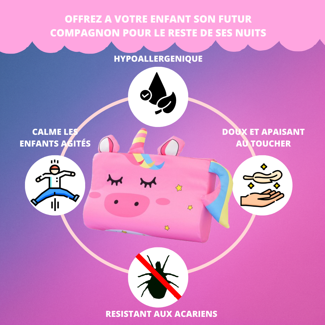 Oreiller  Somoreil – Apaise et rassure votre enfant la nuit ✨
