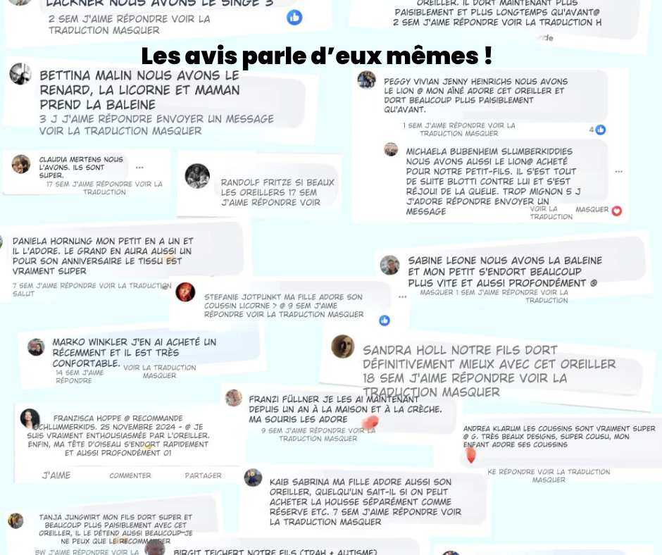 L'Oreiller pour enfants pour un sommeil plus sain et de meilleure qualité. Somoreil